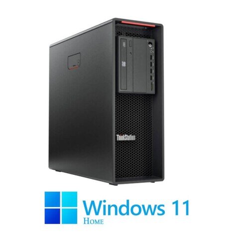 Workstation Lenovo P520, Octa Core W-2145, 512GB SSD, Quadro P400, Win 11 Home